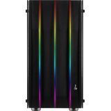 AeroCool - Klaw - PC-behuizing - Zwart - Mid-tower met RGB-verlichting