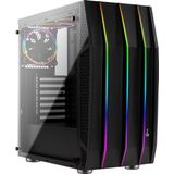 AeroCool - Klaw - PC-behuizing - Zwart - Mid-tower met RGB-verlichting