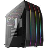 AeroCool - Klaw - PC-behuizing - Zwart - Mid-tower met RGB-verlichting