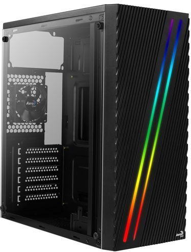 ATX Semi-tower Box Aerocool STREAK RGB USB 3.0 Black