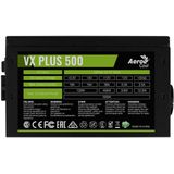 AeroCool VX Plus 500 power supply unit 500 W 20+4 pin ATX ATX Zwart