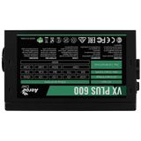 AeroCool - VX PLUS 600 - Voeding - 600 W - Zwart