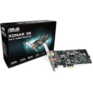 ASUS Xonar SE, 5.1 Kanäle, Eingebaut, 24 Bit, 116 dB, PCI-E