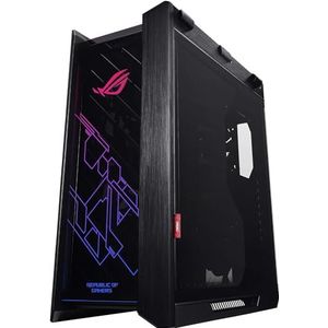 ASUS ROG Strix Helios Gaming Gehäuse (RGB, EATX/ATX, GPU, Aluminium, Aura Sync, 420mm-Radiatorunterstützung) Schwarz