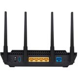 ASUS RT-AX58U draadloze router Gigabit Ethernet Dual-band (2.4 GHz / 5 GHz) Zwart