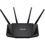 ASUS RT-AX58U draadloze router Gigabit Ethernet Dual-band (2.4 GHz / 5 GHz) Zwart