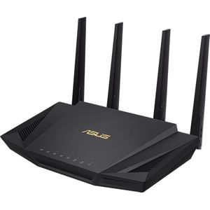 ASUS RT-AX58U draadloze router Gigabit Ethernet Dual-band (2.4 GHz / 5 GHz) Zwart