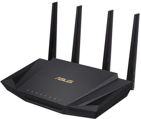 ASUS RT-AX58U draadloze router Gigabit Ethernet Dual-band (2.4 GHz / 5 GHz) Zwart