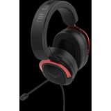 ASUS TUF Gaming H3 Wired Headset(Discord Certified Mic, 7.1 Surround Sound, 50mm Drivers, Lightweight, 3.5mm, For PC, Mac, PS4, Xbox One, Switch and Mobile Devices)-Silver/Gun metal/Blue/Red