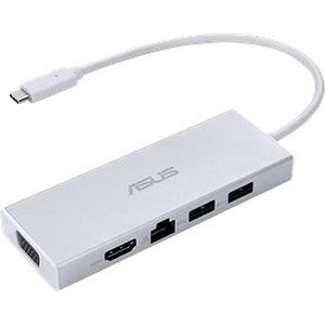 ASUS OS200 (USB C), Docking station + USB-hub, Zilver