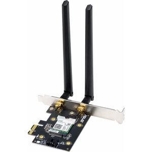 ASUS PCE-AX3000 - Draadloze netwerkadapter - Wifi 6 - Bluetooth - 3000 Mbps