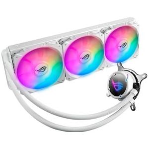 Asus - Rog Strix LC 360 RGB White Edition all-in-one liquid CPU cooler with Aura Sync