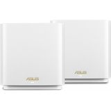 ASUS ZenWiFi XT8 WiFi 6 AX6600 (2 Pack), Router, Wit