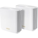 ASUS ZenWiFi AX (XT8) Tri-band Mesh Systeem - Wit - WiFi 6 - 2 Pack