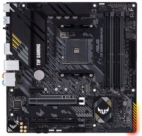 Asus TUF GAMING B550M-PLUS Moederbord Socket AMD AM4 Vormfactor Micro-ATX Moederbord chipset AMD® B550