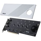 ASUS - Hyper M.2 x16 Gen 4 - Accessoire voor Moederborden - Zwart - PCIe 4.0