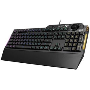 ASUS - TUF Gaming K1 - RGB Gaming Toetsenbord - AZERTY - Spatwaterdicht