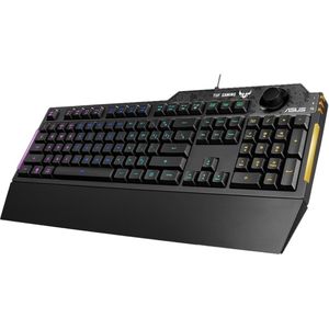 ASUS TUF Gaming K1 - Toetsenbord - QWERTY - Zwart - RGB