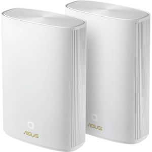ASUS ZenWiFi AX Hybrid (XP4) AX1800 + Powerline 2er Set Weiß kombinierbarer Router (Tethering als 4G und 5G Router-Ersatz, AX1800 + AV1300 Whole-Home Mesh WiFi 6 System, Abdeckung von bis zu 510m²)