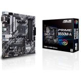 ASUS PRIME B550M-A - AMD B550 (Ryzen AM4) moederbord in Micro ATX-formaat met Dual M.2, PCIe 4.0, DDR 4400, 1Gb Ethernet, HDMI/D-Sub/DVI, USB 3.2 Gener. 2 Type-A, Aura Sync RGB