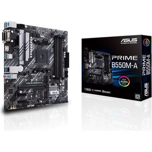 Asus PRIME B550M-A Moederbord Socket AMD AM4 Vormfactor Micro-ATX Moederbord chipset AMD® B550