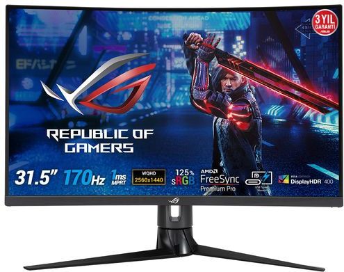 ASUS - XG32VC - Beeldscherm - Zwart - VA - 31.5 inch - 2560 x 1440 Pixels