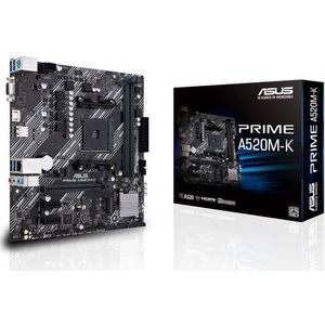 Asus PRIME A520M-K Moederbord Socket AMD AM4 Vormfactor Micro-ATX