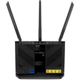 ASUS 4G-AX56 draadloze router Gigabit Ethernet Dual-band (2.4 GHz / 5 GHz) Zwart