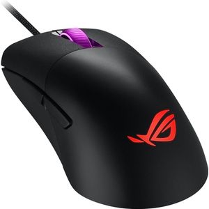 ASUS ROG Keris Lightweight FPS optical gaming mouse with ROG Paracord soft cable, specially-tuned ROG 16,000 dpi sensor, exclusive push-fit switch socket design, PBT L/R keys