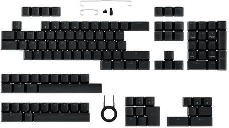 ASUS - ROG PBT Doubleshot Keycap Set - Keycaps - Zwart - Hoogwaardig PBT