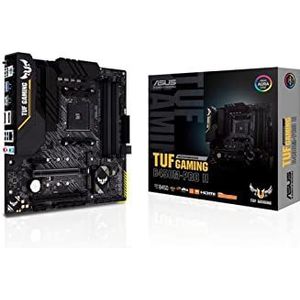 Asus TUF Gaming B450M-Pro II Mainboard Socket AM4 (mATX, AMD Ryzen, DDR4-geheugen, 2x M.2, USB 3.1 Gen2, Aura Sync, Ai Noise Cancelling Microfoon