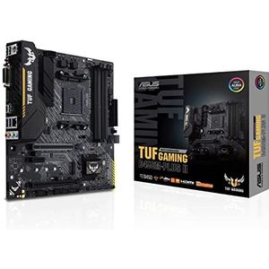 Asus TUF Gaming B450M-Plus II moederbord socket AM4 (MATX, AMD Ryzen, DDR4, M.2, USB 3.1 Gen1+ Gen2, Aura Sync, Ai Noise Cancelling microfoon)