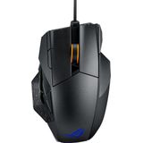 ASUS ROG Spatha X Gaming Maus (kabellos, kabelgebunden, magnetische Ladestation, 12 programmierbare Tasten, 19.000 dpi, Aura Sync)