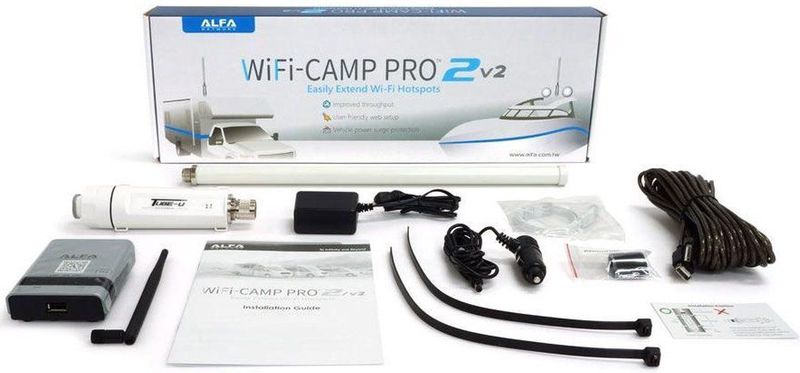 Alfa Network WiFi Camp Pro 2V2 - WiFi Versterking - Hotspot