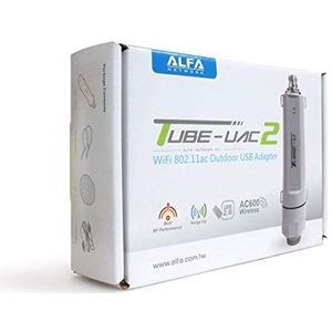 Alfa Network TUBE-UAC2 - IEEE 802.11n/ac 2.4/5 GHz dual-band hoge-snelheid USB CPE voor buitengebruik, Toegangspunt