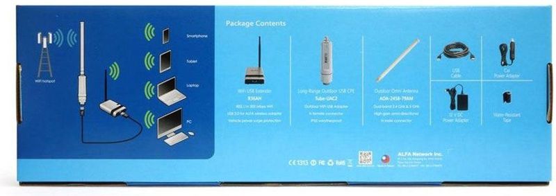 Alfa Network WiFi-Camp Pro 3 Dual-Band Wifi Versterking & Hotspot