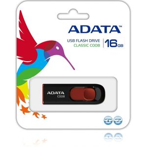 ADATA - C008 - USB-Stick - 16GB - Rood - Caploos Design