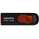 ADATA - C008 - USB Flash Drive - 32GB - USB Type-A 2.0 - Zwart, Rood