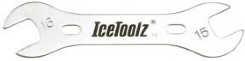 Conussleutel IceToolz 15x16mm Cr-Mo staal