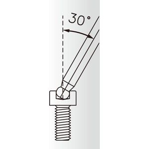 ICetoolz Twinhead -Schraubenschlüssel 7m60 6 mm Allen Keys