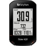 Bryton 420H Rider met cardio-band, uniseks, volwassenen, zwart, 83,9 x 49,9 x 16,9 cm
