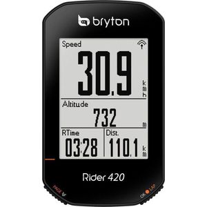 Bryton 420T bestuurder met trapfrequentie en hartband, zwart, 83,9 x 49,9 x 16,9 cm