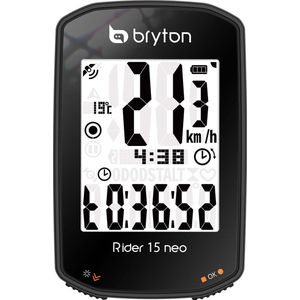 Bryton - Rider 15 Neo C GPS Fietscomputer Inclusief Cadans Sensor ANT+ / Bluetooth