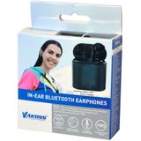 Vakoss SK-832BK Bluetooth In-ear Hoofdtelefoon Zwart