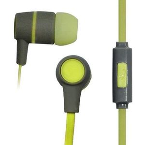 Vakoss Stereo Earphones Silicone met Microfoon / Volume Control SK-214G Grijs