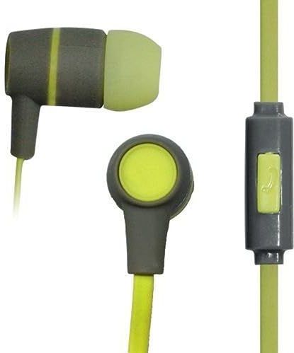 Vakoss Stereo Earphones Silicone met Microfoon / Volume Control SK-214G Grijs