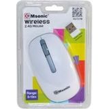 Vakoss - mx707 W - Draadloze Optische Muis - Wit - 1000dpi