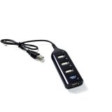 Vakoss - TC-234UX - Docking Station - Zwart - USB 2.0 - 4 Havens