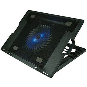 Vakoss LF-1860AL - Notebookstandaard - Zwart - USB - 370 x 265 x 63 mm