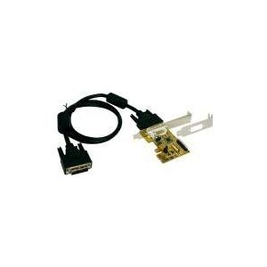 EXSYS - EX-1095 - PCI-Express Adapter - Zwart - Inclusief Low-Profile Beugel